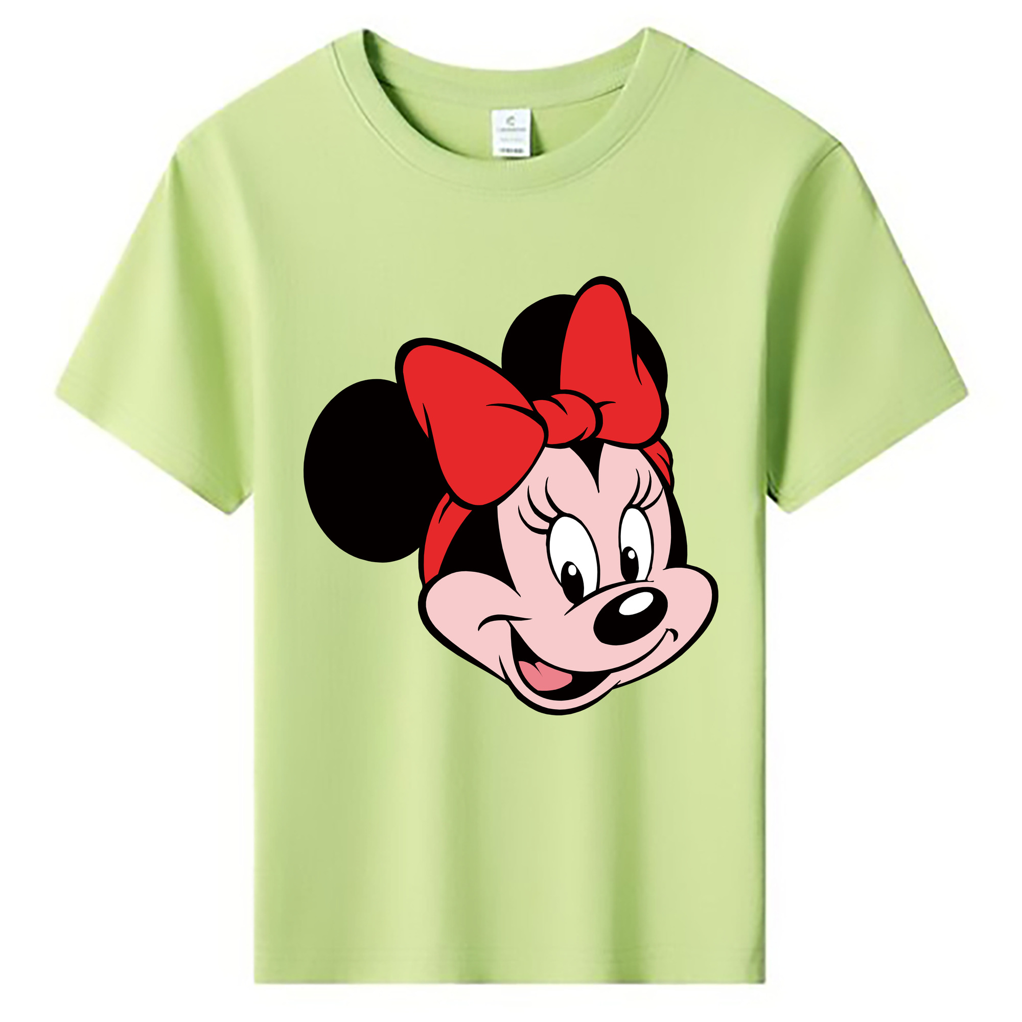 ミッキーマウス Mickey Mouse 綿100％キッズTシャツ（フロントプリント）